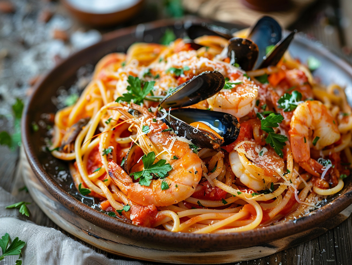 spaghetti fruits de mer