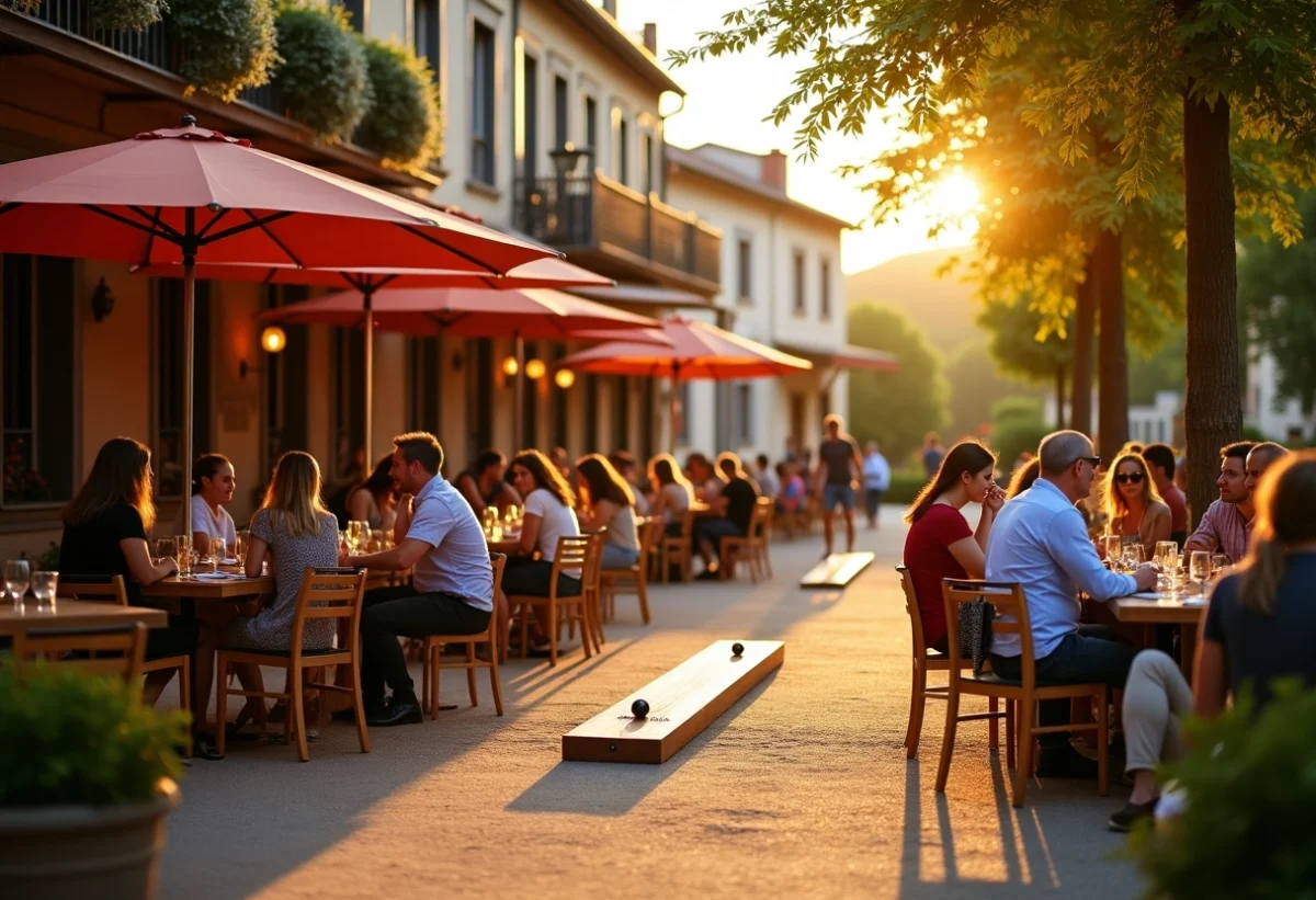 restaurant petanque terrasse